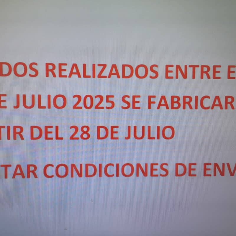 CONDICIONES ENVIO JULIO